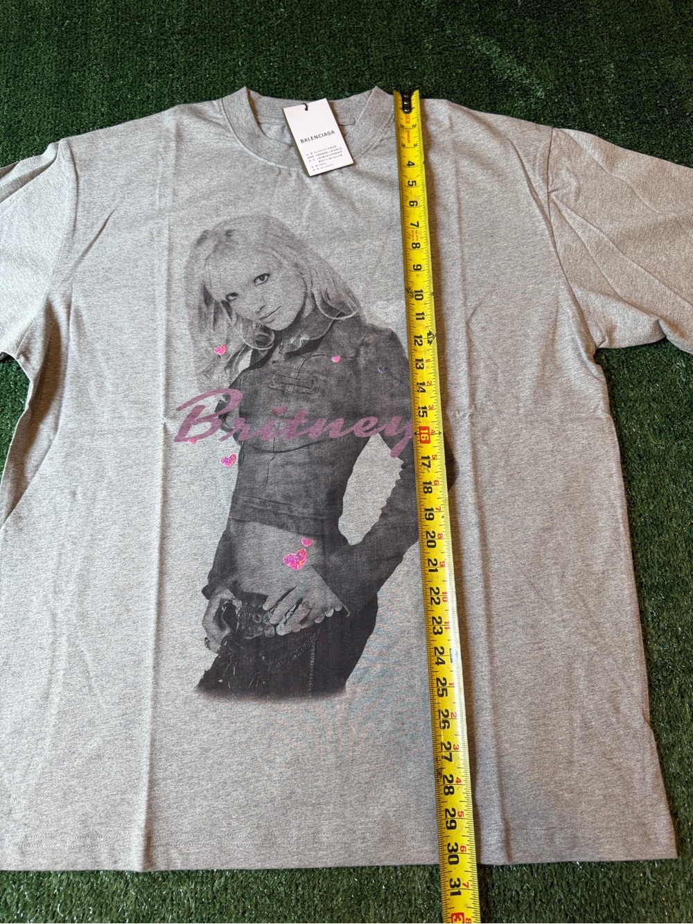 Grey 'Britney' Graphic Tee - Picture 8 of 11